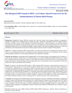 The Biological PRP Standard